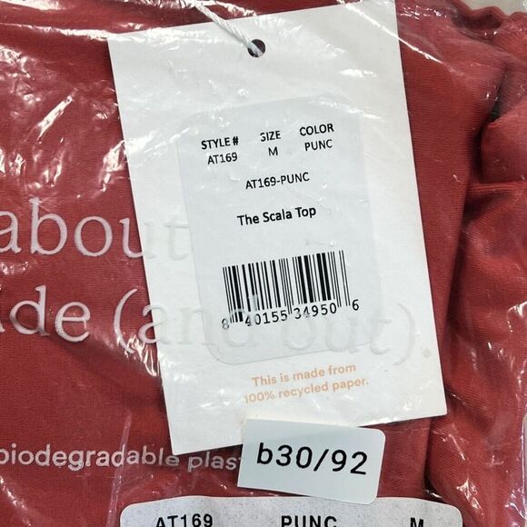 Andie Swim SCALA Strapless bikini top LIMITED EDITION COLOR PUNCH PINK Sz M NWT - Picture 13 of 13